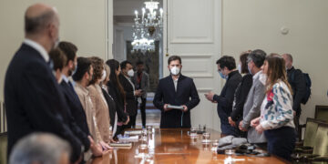 El encuentro fue encabezado por el Presidente Boric y su nuevo comité político.