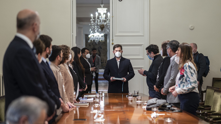 El encuentro fue encabezado por el Presidente Boric y su nuevo comité político.