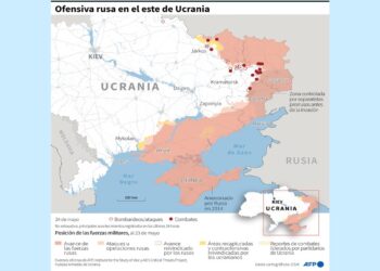 Guerra en Ucrania entra en su cuarto mes con avance ruso en la región de Lugansk