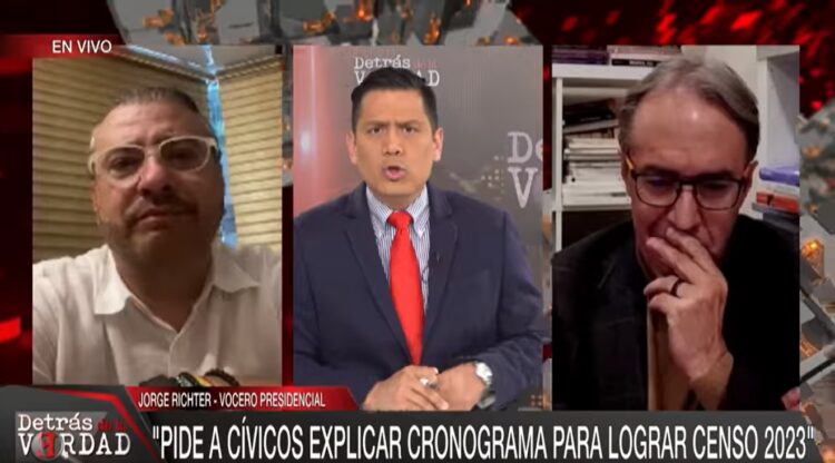 Debate sobre el censo planteado por Calvo deriva en rechazo de cívicos contra Richter por intención de asistir