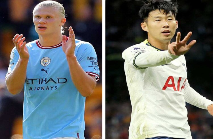 City y Tottenham golean y lideran la Premier; Haaland y Son las figuras