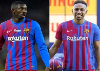 Dembélé-Aubameyang, una asociación que nació en Alemania y explota en el Barça