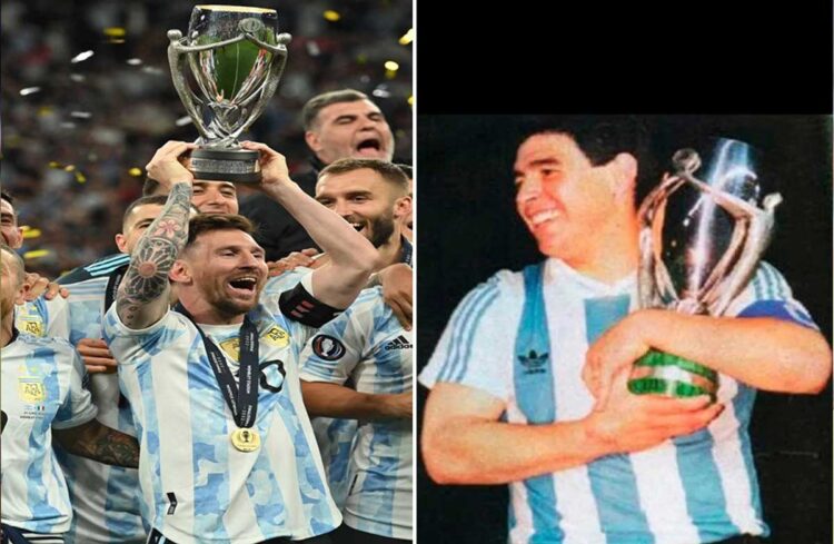 Messi y Maradona, un nuevo éxito compartido
