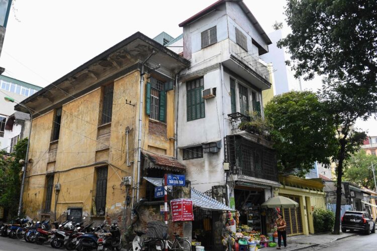 Las casas antiguas de Hanói tienen cerca de un siglo. Foto: AFP
