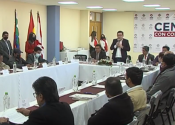 El Ministro de Planificación da inicio a la reunión técnica. Foto: captura