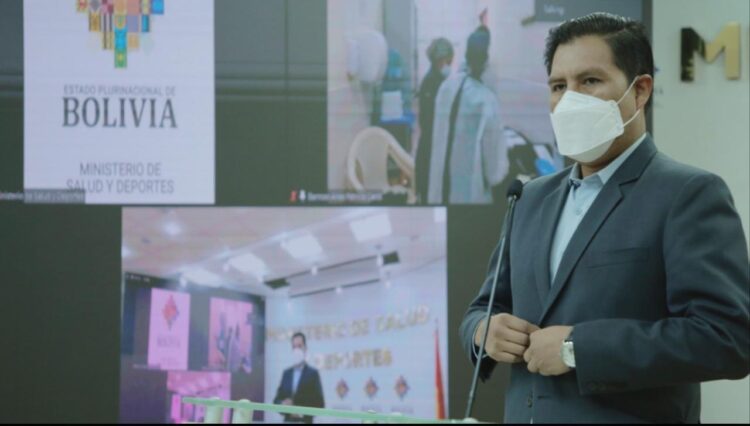 El Ministro de Salud informa sobre la falta de gestión para los trasplantes renales en Santa Cruz. Foto: Ministerio de Salud