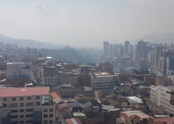 La contaminación en la ciudad de La Paz supera los límites de lo permitido. Foto: Pedro Luna