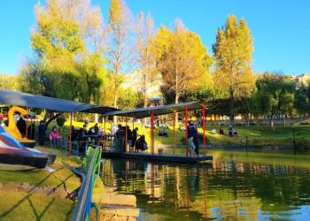 La laguna de Cota Cota es uno de los parques municipales. Foto: AMUN