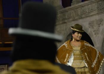 La Chola Paceña mostrará sus mejores atuendos este viernes, en la zona Sur. Foto: Secretaría Municipal de Culturas.