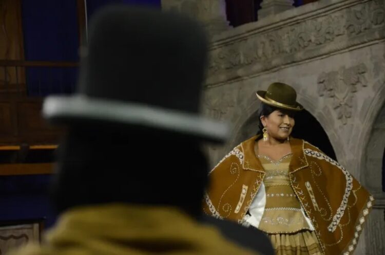 La Chola Paceña mostrará sus mejores atuendos este viernes, en la zona Sur. Foto: Secretaría Municipal de Culturas.