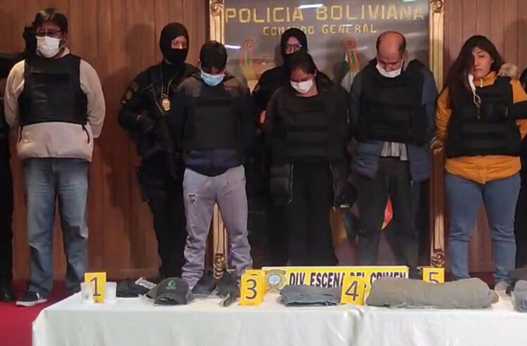 La Policía captura a cinco involucrados en el atraco en Sopocachi
