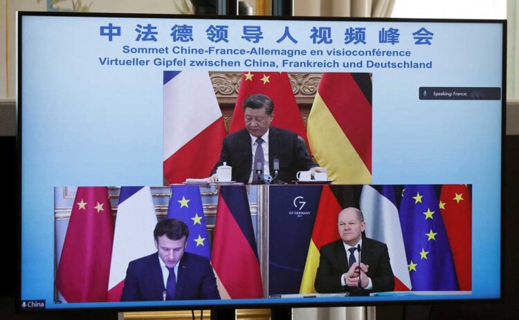 Presidente chino pide ‘una gran mesura’ en Ucrania, en conversación con Macron y Scholz