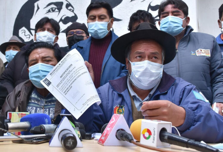 El MAS acusa de ‘transfugio político’ a Cuéllar para justificar su expulsión ‘con ignominia’