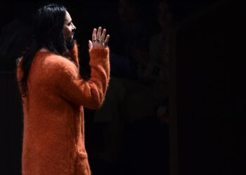 Alessandro Michele, diseñador de Gucci en Milán, el 14 de enero de 2020. Foto: AFP.
