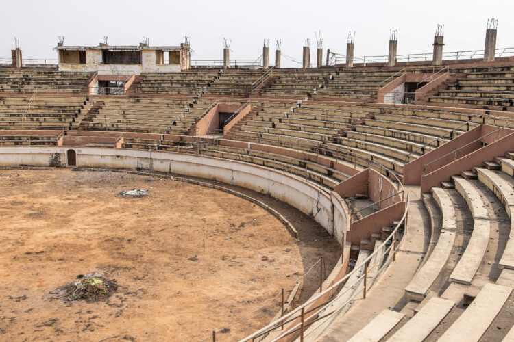 La plaza de toros de Luanda, en Angola, un vestigio que espera renacer