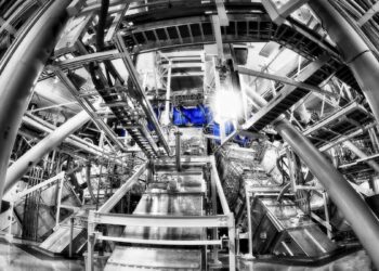 Instalación NIF (National Ignition Facility), el proyecto de fusión inercial que trata de demostrar la viabilidad de la fusión nuclear como fuente de energía. Foto: Rtve.
