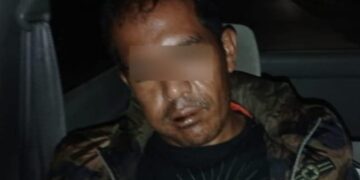Policía rescata con vida a Patricio V.O., quien fue secuestrado. Foto: Policía Boliviana