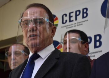 El presidente de la Confederación de Empresarios Privados de Bolivia (CEPB), Luis Barbery. Foto: Archivo La Razón