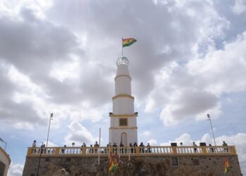 Uno de los patrimonios nacionales en recibir el 'Emblema Azul' es el Faro de Conchupata, ubicado en la ciudad de Oruro. Foto: Redes sociales.