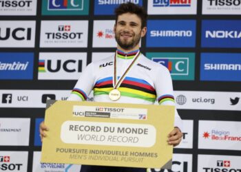 Filipp Ganna logra su quinto título mundial en persecución individual