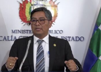 El secretario general de la Fiscalía del Estado, Edwin Quispe. Foto: Captura