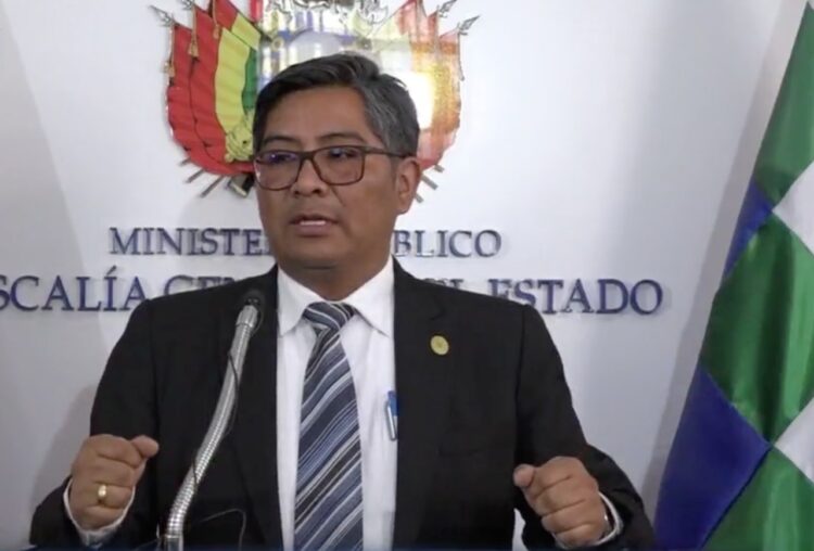 El secretario general de la Fiscalía del Estado, Edwin Quispe. Foto: Captura