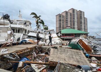 Florida devastada por el huracán Ian, que se dirige al sur de EEUU