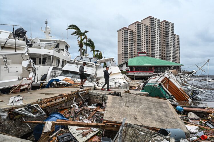 Florida devastada por el huracán Ian, que se dirige al sur de EEUU