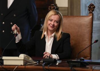 La primera ministra Giorgia Meloni. Foto: AP.
