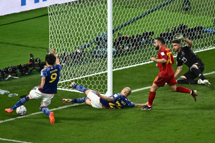 Un gol japonés dudoso que elimina indirectamente a Alemania