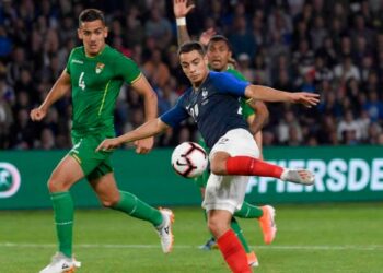 Imagen del partido Bolivia-Francia en 2019