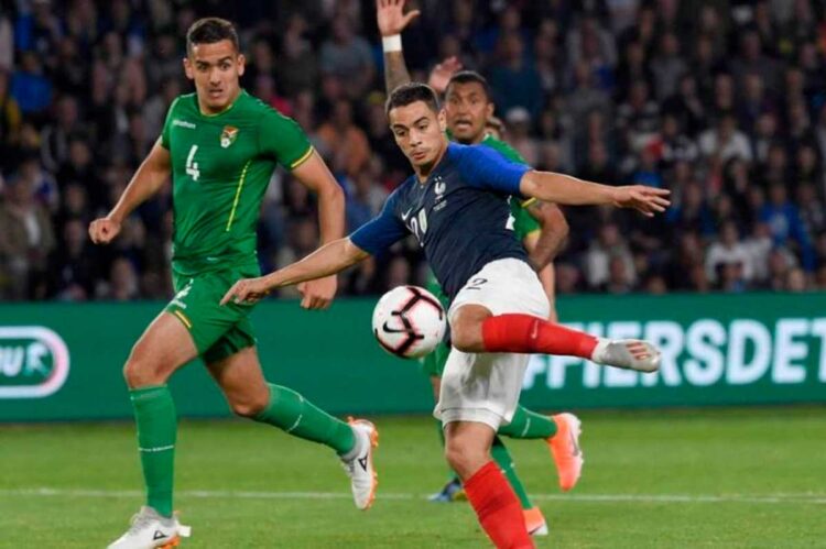 Imagen del partido Bolivia-Francia en 2019