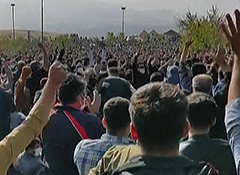 Suben los muertos en continuación de las protestas en Irán