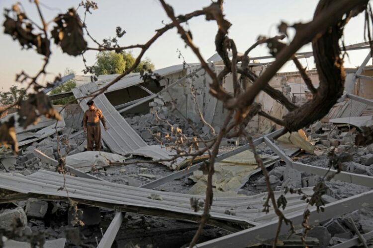 Se produjeron ataques contra bases de opositores kurdos, en la región de Zrgoiz. Foto: AFP.