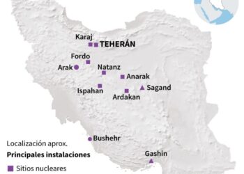Las instalaciones nucleares en Irán. Foto: AFP.