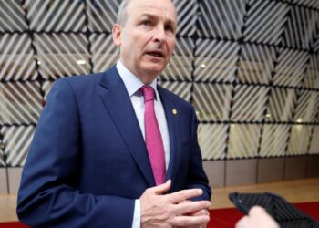 El 2 de diciembre, en la University College de Dublín (UCD), el primer ministro irlandés, Micheal Martín, afirmó que el legado de la creación del Estado Libre Irlandés en 1922 sigue dividiendo a la sociedad. Foto: AFP.