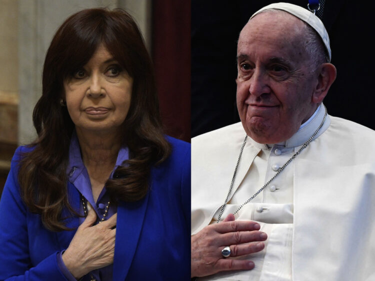 Cristina Fernández evoca solidaridad del papa, tras sufrir intento de magnicidio