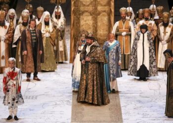Una escena de la ópera Boris Godunov, de Modest Musorgski. Foto: AFP.