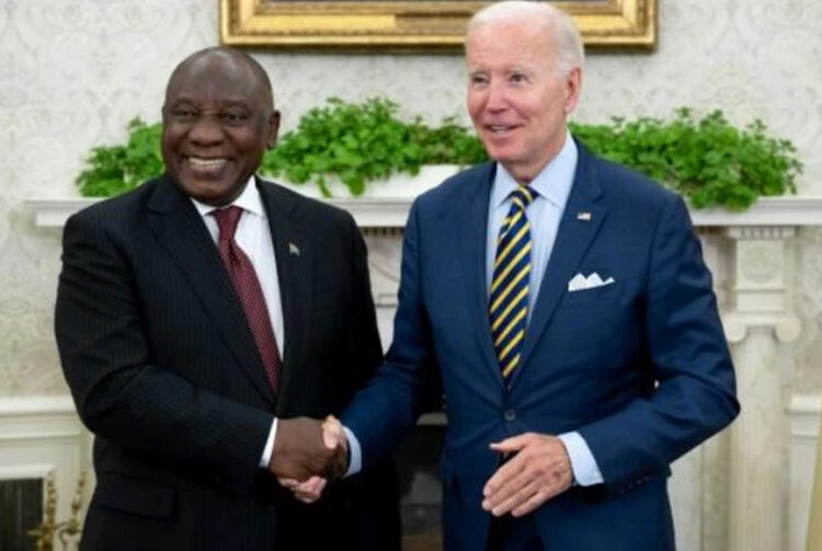 Sudáfrica y EEUU prometen estrechar lazos tras diferencias sobre Ucrania