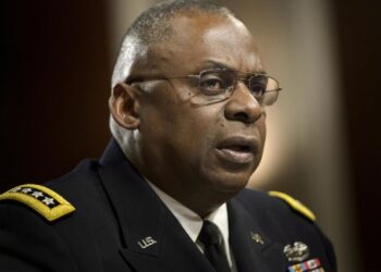 El secretario de Defensa de Estados Unidos, Lloyd Austin, sugirió el miércoles que Rusia es responsable en última instancia de una explosión mortal ocurrida en Polonia. Foto: AFP.
