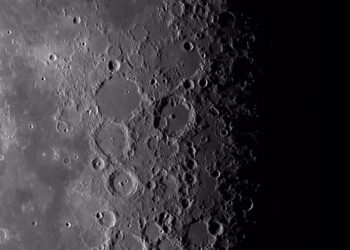 La misión Lucy fotografía grandes extensiones de la superficie lunar. Foto: NASA.