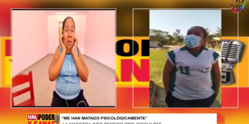 La maestra pide disculpas públicas. Foto: captura