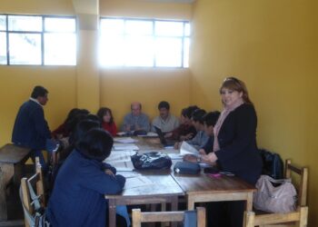 Maestros se capacitaron en la malla curricular educativa. Foto: Archivo