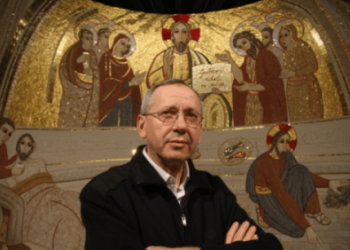 La orden de los jesuitas sancionó al padre Marko Ivan Rupnik, famoso por sus mosaicos, acusado de violencia sexual y psicológica contra varias monjas en la década de 1990. Foto: RR.