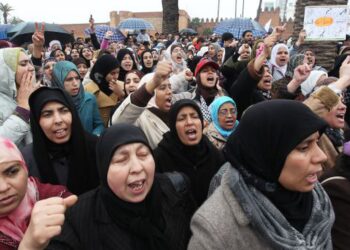 La temática del aborto gana nuevo protagonismo en Marruecos desde la muerte, a principios de septiembre, de Meriem, una adolescente de 14 años a quien se le practicó una interrupción voluntaria del embarazo clandestina. Foto: AFP.