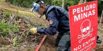 Militares de Ecuador hallan más de 750 minas antipersonas en frontera con Colombia