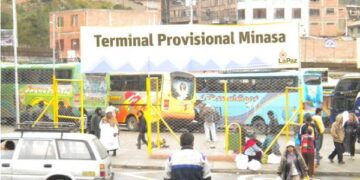 La terminal Minasa en un día sin bloqueos