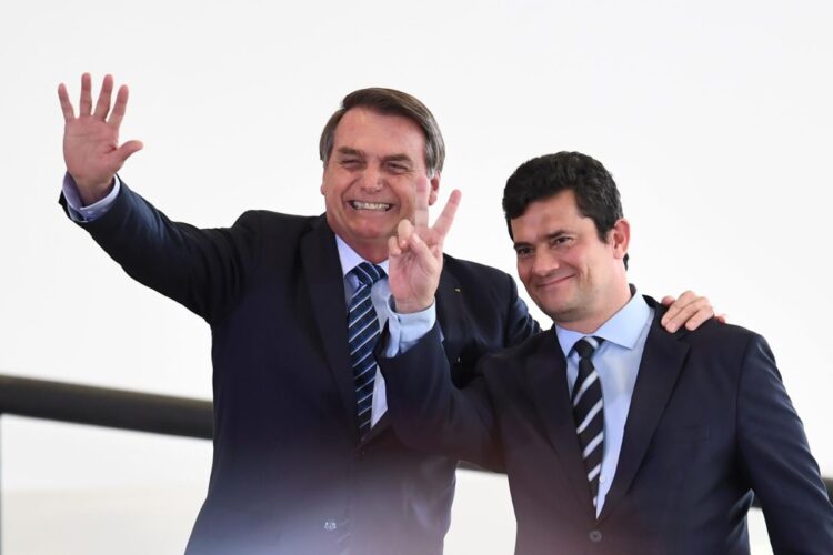 El exministro Sergio Moro da su apoyo a Bolsonaro para la segunda vuelta en Brasil