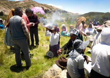 Una de las celebraciones agrícolas de la Isla del Sol. Foto: Musef.