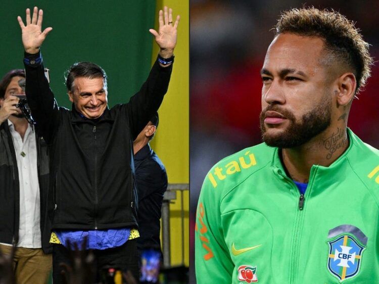 Neymar le dedicará su primer gol en el Mundial de Catar a Jair Bolsonaro. Foto: AFP.